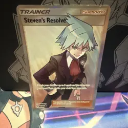 Pokemon Steven's Resolve 165/168 Celestial Storm Full Art Ultra Rare Holo Train… - Image 1