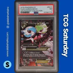 2016 POKEMON XY GENERATIONS RADIANT COLLECTION #RC31/RC32 M GARDEVOIR EX PSA 7 - Image 1