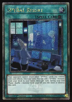 SPYRAL Resort - RA04-EN277 - Quarter Century Secret Rare - Yugioh - Image 1