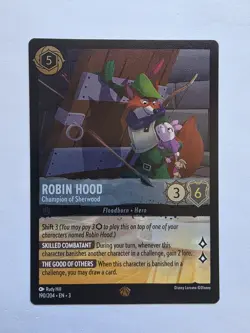 Disney Lorcana - Robin Hood Champion of Sherwood - LP - 190/204 - Foil Legendary - Image 1