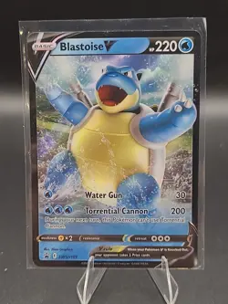 Blastoise V SWSH101 SWSH: Sword & Shield Promo Cards Holo - Image 1