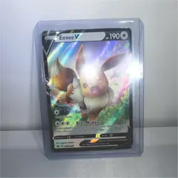Pokemon Eevee V Promo SWSH065 Sword & Shield Full Art Holo Trading Card - Image 1