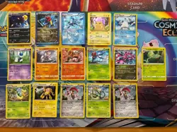 Pokemon Card Lot Holo Cracked Ice Pikachu Glaceon Entei 16 Cards - Image 1