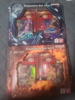 Bandai One Piece Card Game Illustration Box vol. 5-6 - Brand New /Factory Sealed - Image 1