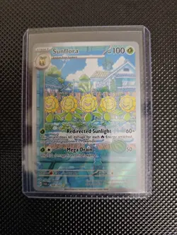 Pokemon TCG Sunflora Illustration Rare Card 169/167 Twilight Masquerade NM - Image 3