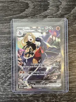 Pokemon Cynthia's Garchomp EX Foil Dragon Stage 2 Card 232/182 HP 330 - Image 1