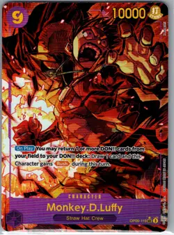 Monkey.D.Luffy (Alt Art) OP09-119 English - One Piece Card - NM - Image 1