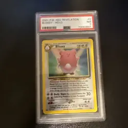 PSA 7 NM Blissey Neo Revelation Holo Rare Pokemon Card 2/64 - Image 1