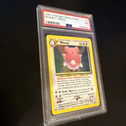 PSA 7 NM Blissey Neo Revelation Holo Rare Pokemon Card 2/64 - Image 2