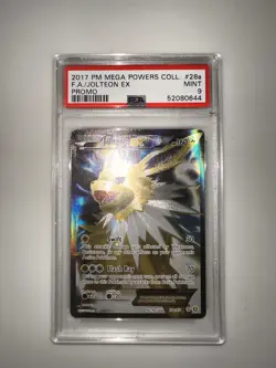 Pokemon TCG Jolteon EX 28a/83 Generations Full Art Holo Card PSA 9 Mint - Image 1