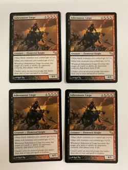 Ashenmoor Liege MTG x4 Playset Shadowmoor Magic the Gathering Card x4 Playset MP - Image 4