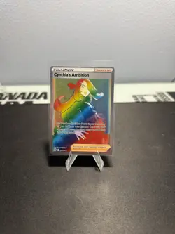 Pokemon TCG Brilliant Stars Holo Secret Cynthia's Ambition Trainer Card 178/172 - Image 1