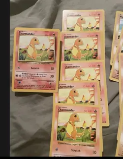 Charmander 46/102 (Shadowless) Base Set Pokemon Card TCG Vintage - NM - Image 1