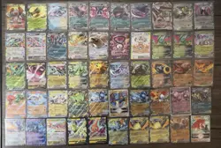 50 Pokemon Card Lot EX Vmax Vstar Mewtwo, Lucario, Zapdos, etc English - Image 1