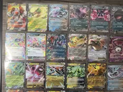 50 Pokemon Card Lot EX Vmax Vstar Mewtwo, Lucario, Zapdos, etc English - Image 2