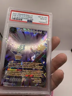 PSA 10 SSB Vegeta & SS Trunks, Father son bonds BT16-080 SPR Dragonball Super - Image 3