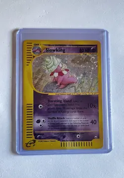 Slowking H22/H32 Holo Rare Swirl Aquapolis Pokemon Card WOTC 2002 Pokemon TCG ✨ - Image 1