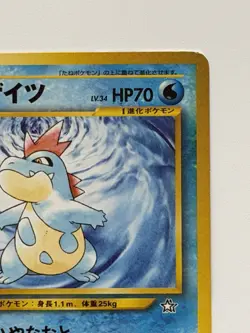 No.159 Croconaw Neo Series Vintage Old back Japanese Pokemon Card From Japan - Image 3