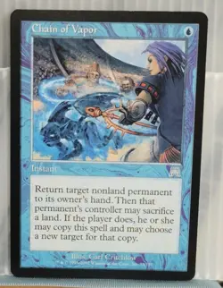 Mtg CHAIN OF VAPOR NM Onslaught 73/350 -Argo- - Image 1