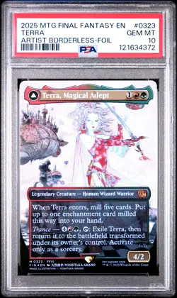 2025 MAGIC: THE GATHERING FINAL FANTASY ESPER TERRA/TERRA, MAGICAL ADEPT PSA 10 - Image 1