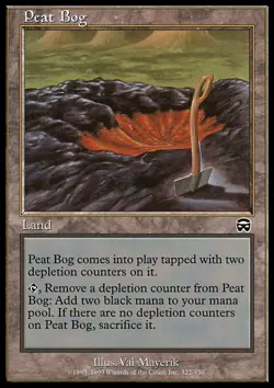 Peat Bog x1 1x Mercadian Masques NM MTG - Image 1