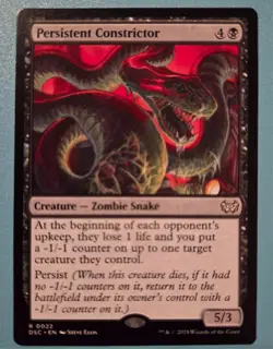 Persistent Constrictor Commander: Duskmourn: House of Horror Regular - Image 1