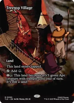 Treetop Village Borderles Avatar: The Last Airbender NM MTG - Image 1