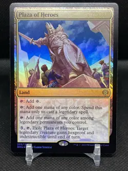 MTG Magic the Gathering Plaza of Heroes Dominaria United NM/M Foil 391 - Image 1