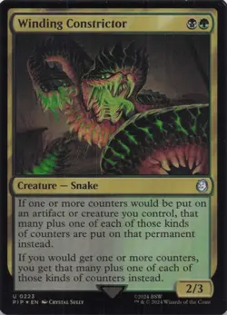 Winding Constrictor NM Foil Fallout #223 Uncommon MTG - Image 1