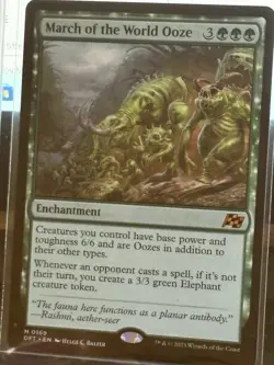 March of the World Ooze Mythic 0169 Non holo MTG - Image 1