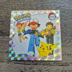 Vintage 1999 Artbox Pokemon Pikachu Ash Friends Series 1 Sticker No. Pr 25 Holo - Image 1