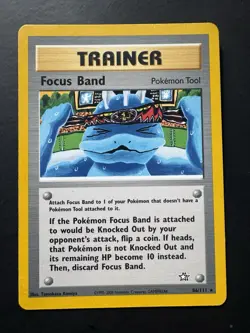 Pokemon Card - Focus Band - 86/111 - Neo Genesis - 2000 - Image 1