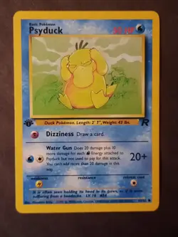Psyduck 65/82 1st Edition Team Rocket Non-Holo Pokemon Card - Image 4