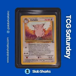 1999 POKEMON JUNGLE #17/64 CLEFABLE NON HOLO - Image 1