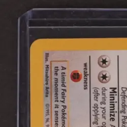 1999 POKEMON JUNGLE #17/64 CLEFABLE NON HOLO - Image 3