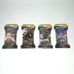 Pokemon Evolving Skies New Sealed Sleeved Blister Booster x4 Packs Full Art Set - Image 1