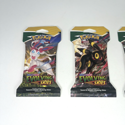 Pokemon Evolving Skies New Sealed Sleeved Blister Booster x4 Packs Full Art Set - Image 2
