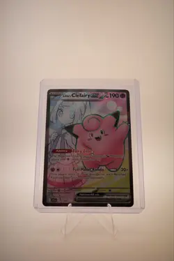 Pokemon TCG Lillie's Clefairy ex 173/159 Ultra Rare Journey Together NM - Image 1
