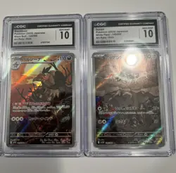 Pokemon Graded Slabs CGC 10s Lot Japanese Cards Gem Mint Lot of 2 - Image 1