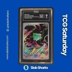2025 POKEMON MEGA EVOLUTION BOOSTER BOX TOPPER #133/132 BULBASAUR STAMPED TAG 9 - Image 1