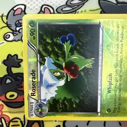 Roserade 9/106 Reverse Holo Flashfire Uncommon LP Pokemon TCG - Image 3