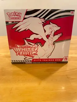 Pokemon White Flare Elite Trainer Box Scarlet & Violet TCG Sealed New ETB - Image 1