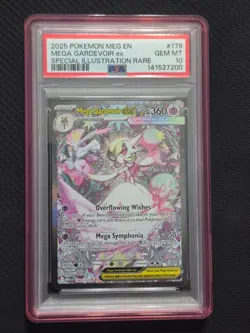 PSA 10 Mega Gardevoir EX 178/132 Pokemon Special Illustration Rare - Image 1