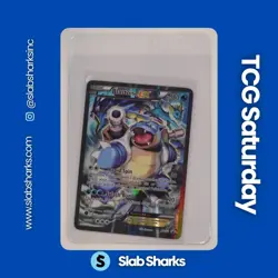 2017 POKEMON XY PROMO #XY122 BLASTOISE EX FULL ART - Image 1