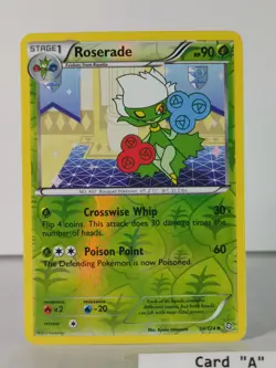 Roserade - BW Dragons Exalted - 14/124 - Pokemon TCG - Reverse Holo - Uncommon - Image 3