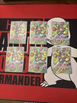 Lot of 6 Pokemon TCG Ambipom 107/094 IR Phantasmal Flames Bundle Holo Rare - Image 1