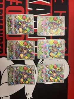 Lot of 6 Pokemon TCG Ambipom 107/094 IR Phantasmal Flames Bundle Holo Rare - Image 2