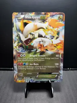 Pokemon TCG White Kyurem EX 103/149 Boundaries Crossed 2012 Holo MP - Image 1