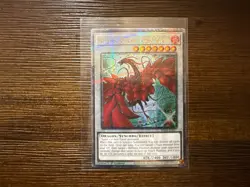 YuGiOh TCG Quarter Century Stampede Secret Rare Black Rose Dragon RA04-EN057 - Image 1