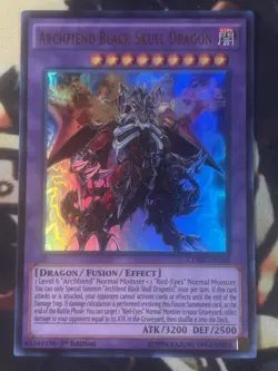 Yugioh: Archfiend Black Skull Dragon - CORE-EN048 - Ultra Rare - 1st Edition NM - Image 1